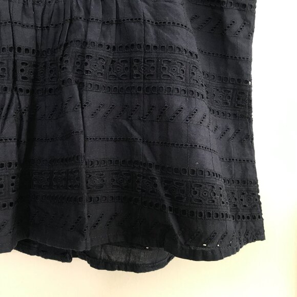 Loft | Eyelet Button-Down Shell - Picture 10 of 14